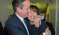 David Cameron with wife Samantha