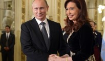 Vladimir Putin With Cristina Fernandez