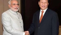 Prime Minister Narendra Modi with Chinese President Xi